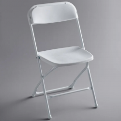 White Plastic Folding Chairs